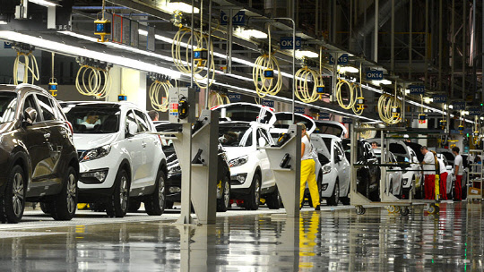 기아자동차 슬로바키아공장. <기아자동차 제공>